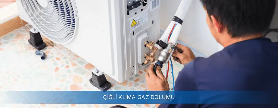 Çiğli İlçemi AUX Klima Gaz Dolumu